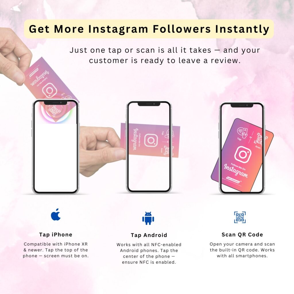 Instagram Social Media Card Working