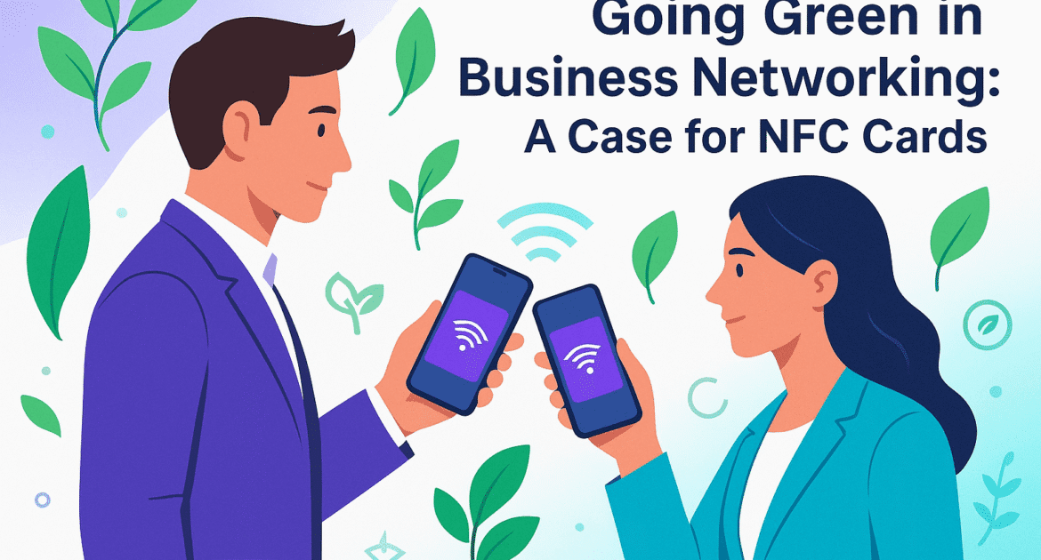 Going Green In Business Networking A Case For Nfc Cards Min