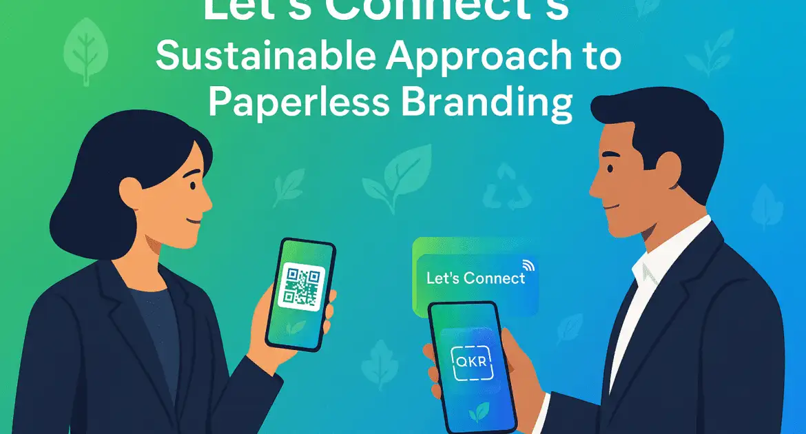 Lets Connects Sustainable Approach To Paperless Branding Min